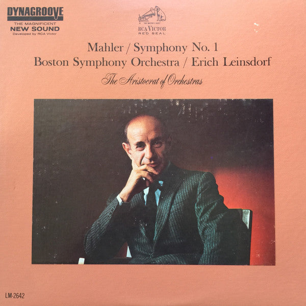 Mahler*, Boston Symphony Orchestra, Erich Leinsdorf : Symphony No. 1 (LP, Mono)