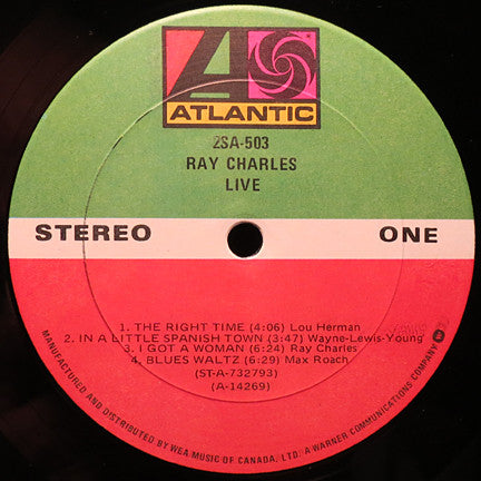 Buy Ray Charles : Ray Charles Live (2xLP, Comp, Gat) Online for a