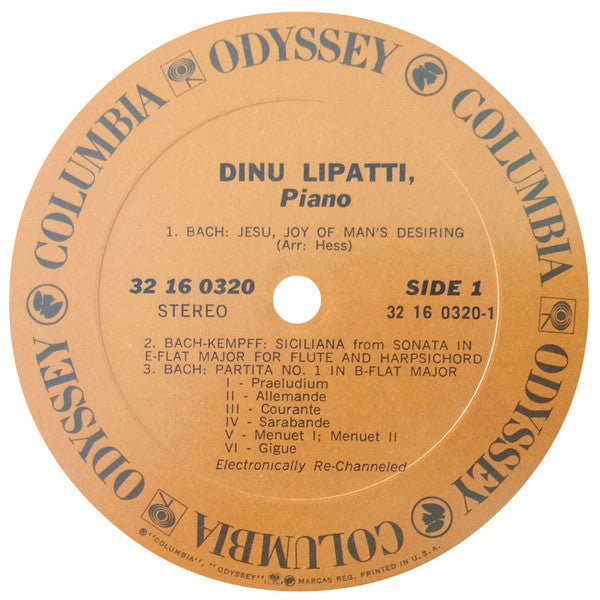 Johann Sebastian Bach, Wolfgang Amadeus Mozart, Dinu Lipatti : Works Of Bach And Mozart - Dinu Lipatti (LP)