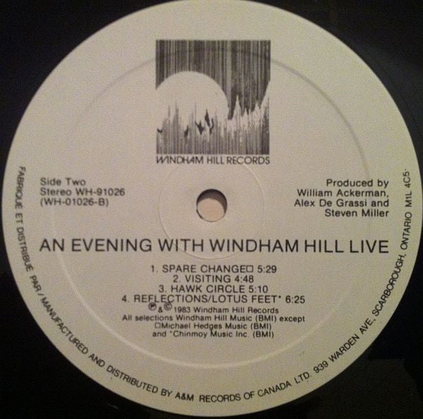 Various : An Evening With Windham Hill Live (LP, Album)