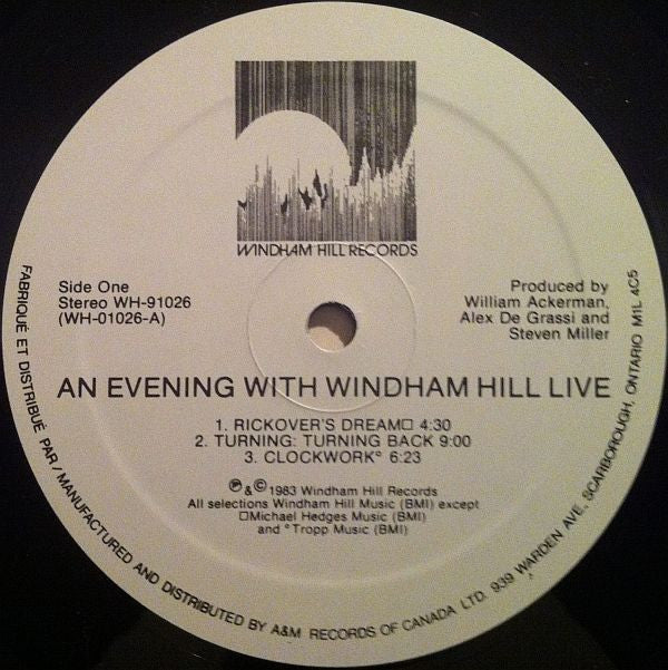 Various : An Evening With Windham Hill Live (LP, Album)