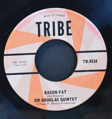 Sir Douglas Quintet : The Rains Came / Bacon Fat (7", Single)