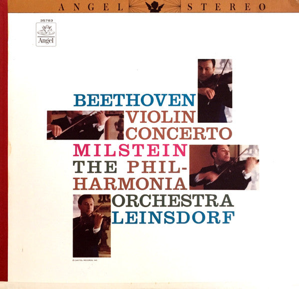 Ludwig van Beethoven, Nathan Milstein : Violin Concerto In D Major (LP, Album)