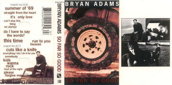 Bryan Adams : So Far So Good (Cass, Comp)
