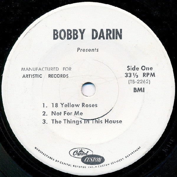 Bobby Darin : Bobby Darin Presents (7", EP)