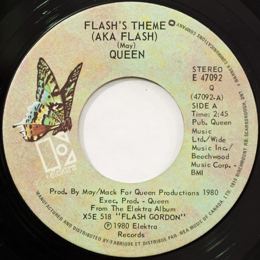 Queen : Flash's Theme (AKA Flash) / Football Fight (7", Single)