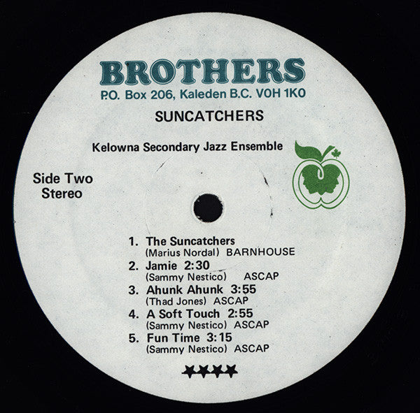 Kelowna Secondary Jazz Ensemble : Suncatchers (LP)