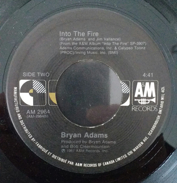 Bryan Adams : Victim Of Love (7", Single)