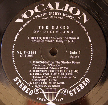 The Dukes Of Dixieland : The Dukes Of Dixieland (LP, Album, RE)