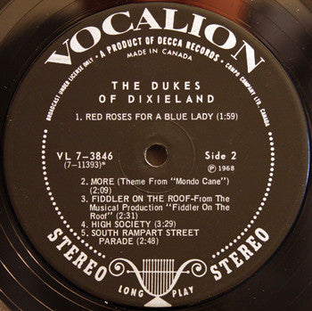 The Dukes Of Dixieland : The Dukes Of Dixieland (LP, Album, RE)