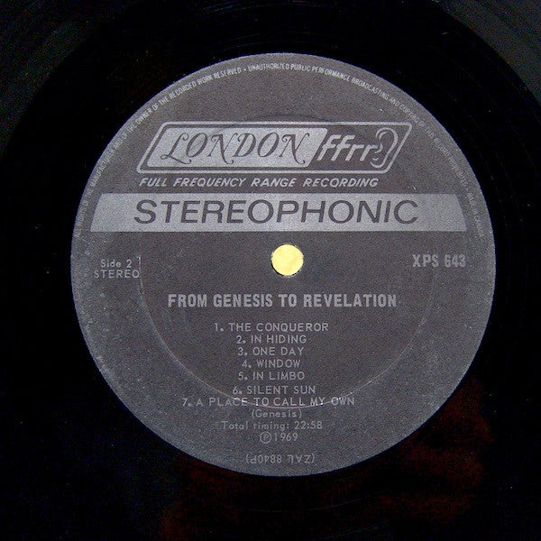 Genesis : From Genesis To Revelation (LP, Album, RE, Ste)