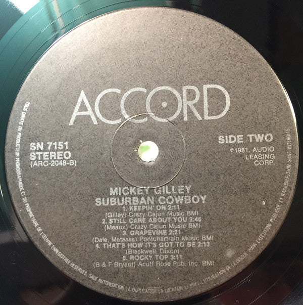 Mickey Gilley : Suburban Cowboy (LP, Comp)