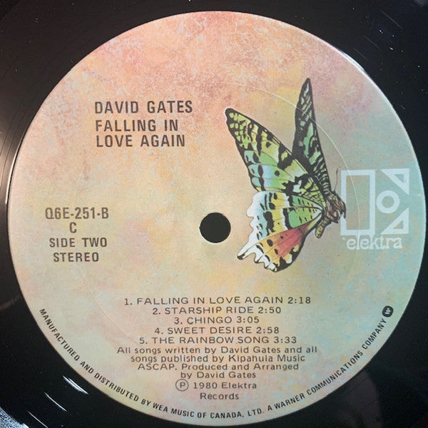 David Gates : Falling In Love Again (LP, Album)