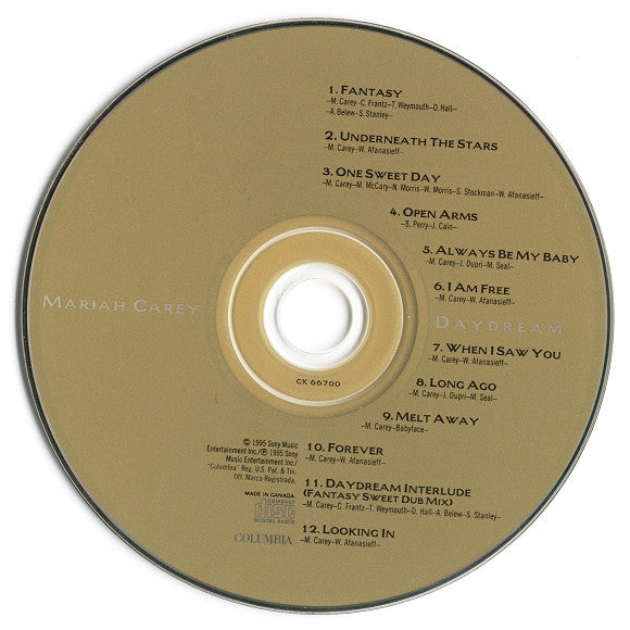 Mariah Carey : Daydream (CD, Album, Club)
