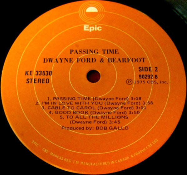 Buy Dwayne Ford & Bearfoot : Passing Time (LP, Album) Online