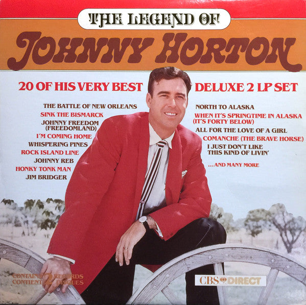 Johnny Horton : The Legend Of Johnny Horton (2xLP, Comp)