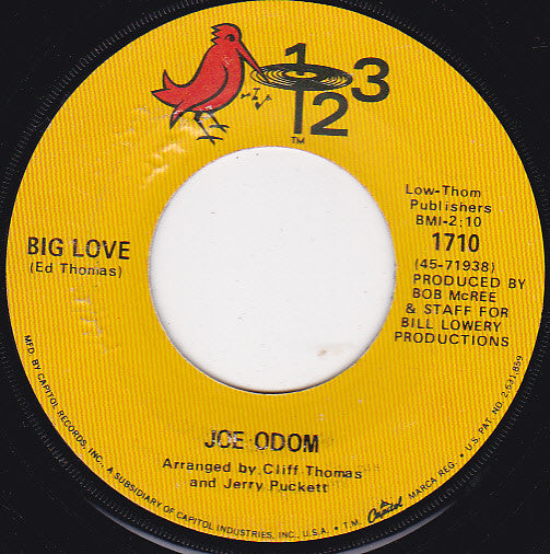 Joe Odom : It's In Your Power / Big Love (7", Single)