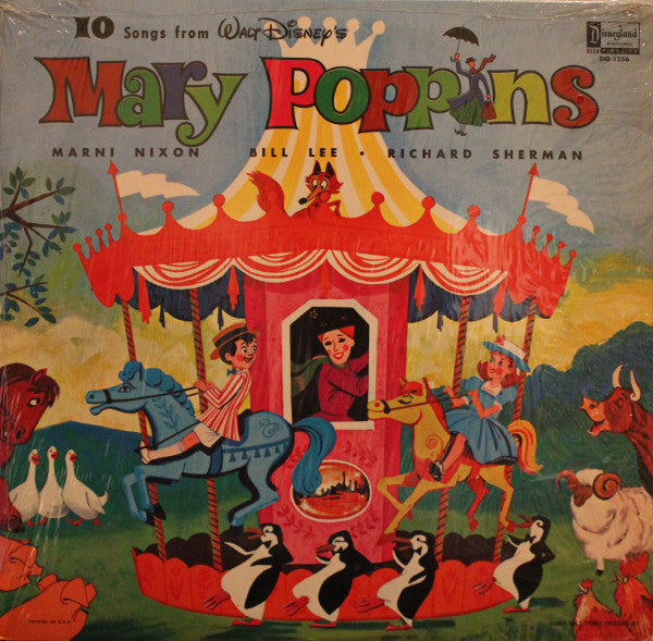 Various : 10 Songs From Mary Poppins (LP, Album, Yel)