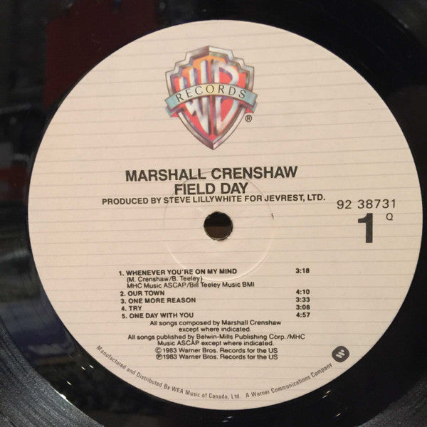 Marshall Crenshaw : Field Day (LP, Album)