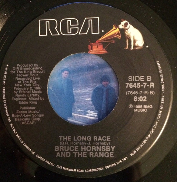 Bruce Hornsby And The Range : The Valley Road (7", Single, Pic)