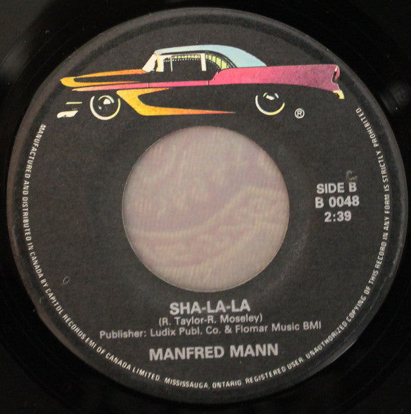Manfred Mann : Do Wah Diddy Diddy / Sha-la-la (7", Mono, RE)