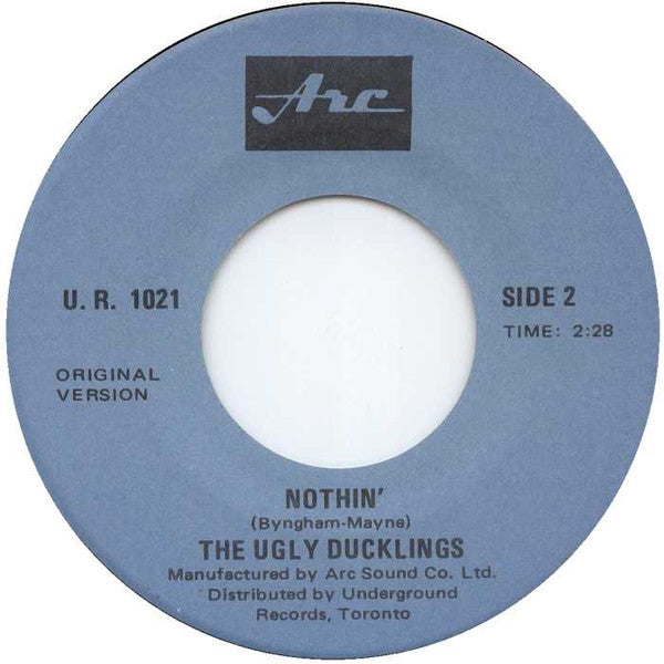 The Ugly Ducklings : Gaslight / Nothin' (7", RE)