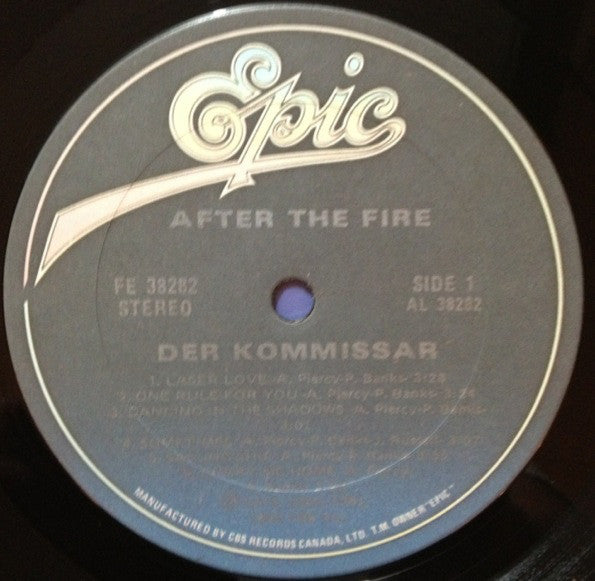 After The Fire : Der Kommissar (LP, Comp)
