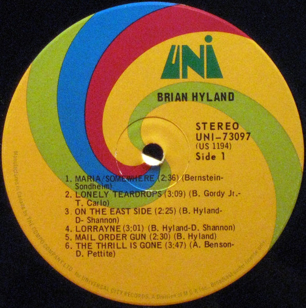 Brian Hyland : Brian Hyland (LP)