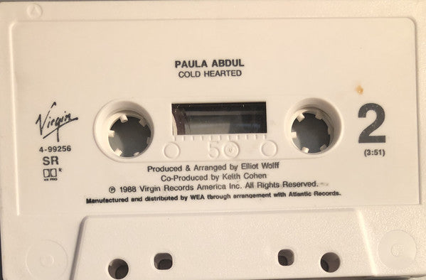 Paula Abdul : Straight Up (Cass, Single)
