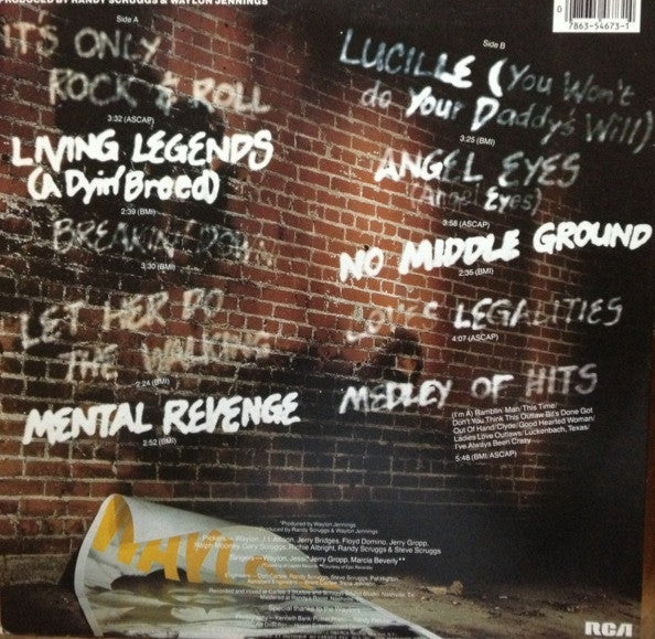 Waylon Jennings : It's Only Rock & Roll (LP, Album)