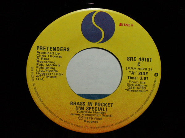 Pretenders* : Brass In Pocket (I'm Special) (7", Single)