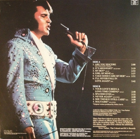 Elvis Presley : Our Memories Of Elvis (LP, Album)