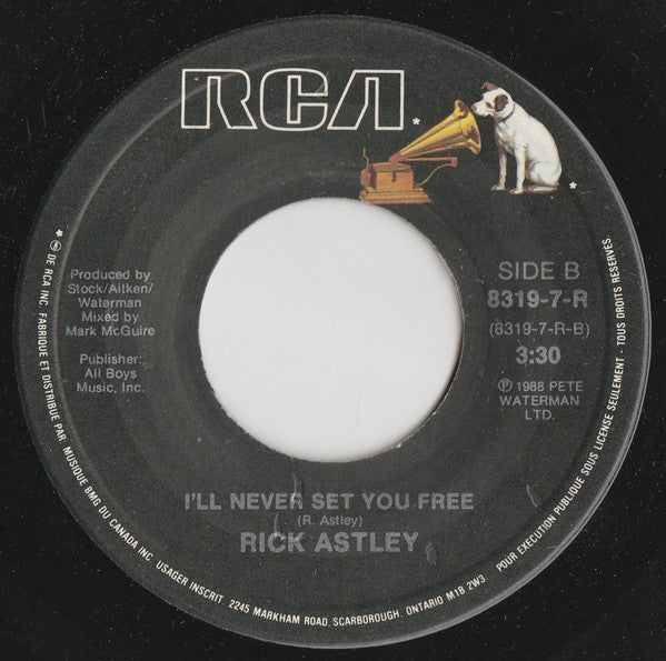 Rick Astley : Together Forever (7", Single)