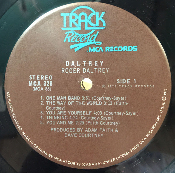 Roger Daltrey : Daltrey (LP, Album, Gat)