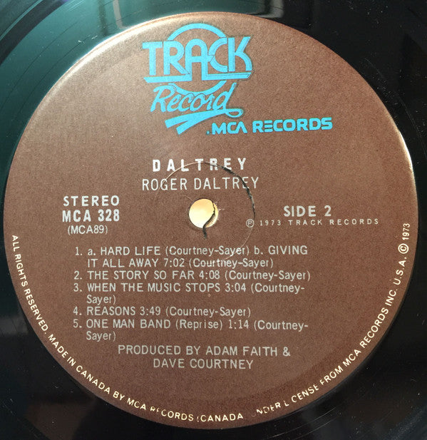 Roger Daltrey : Daltrey (LP, Album, Gat)