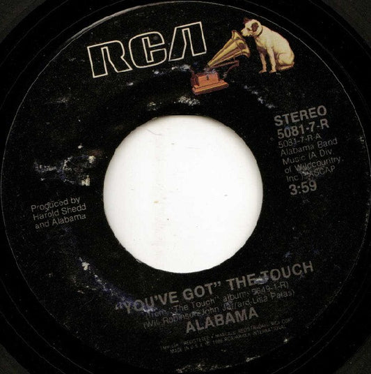 Alabama : "You've Got" The Touch / True, True Housewife (7", Single, Styrene, Ind)