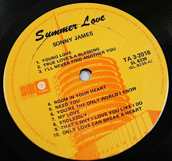 Sonny James : Summer Love (LP, Comp)