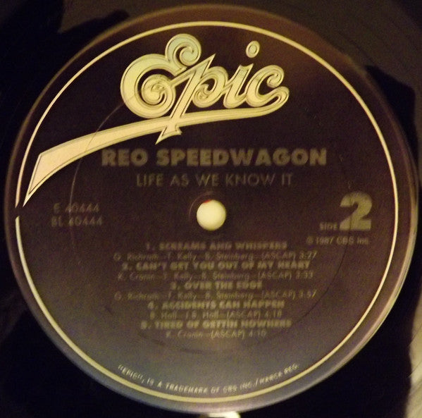 REO Speedwagon : Life As We Know It (LP, Album)