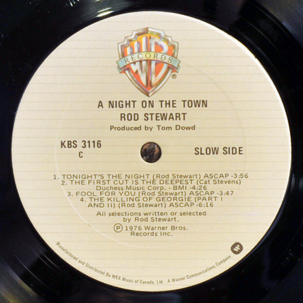 Rod Stewart : A Night On The Town (LP, Album, RE)