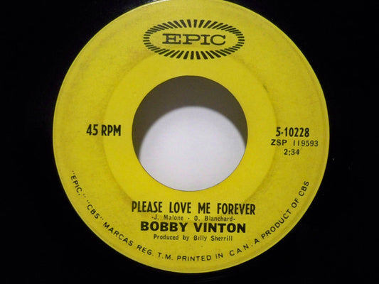 Bobby Vinton : Please Love Me Forever (7")