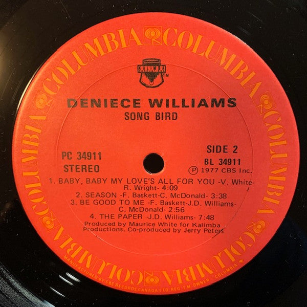 Deniece Williams : Song Bird (LP, Album)