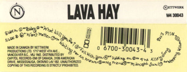 Lava Hay : Lava Hay (Cass, Album, Dol)