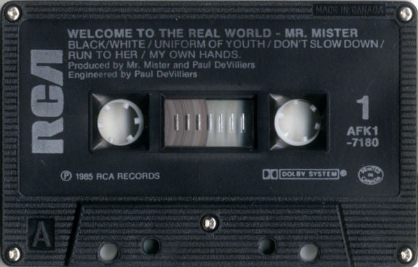 Mr. Mister : Welcome To The Real World (Cass, Album, RE, Dol)