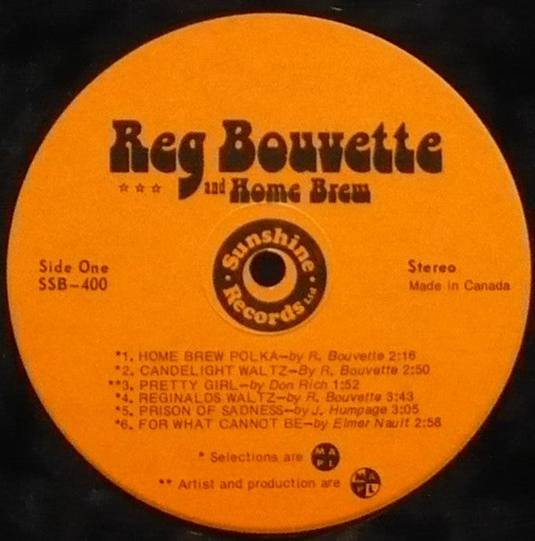 Reg Bouvette : Home Brew (LP, Album)