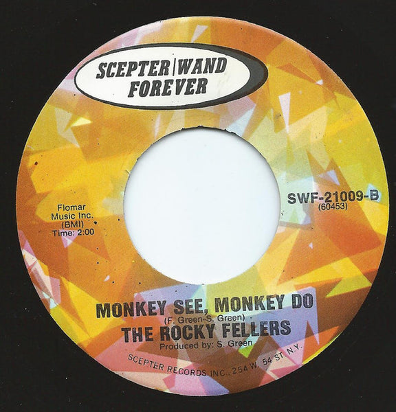 The Rocky Fellers : Killer Joe / Monkey See, Monkey Do (7", RE)