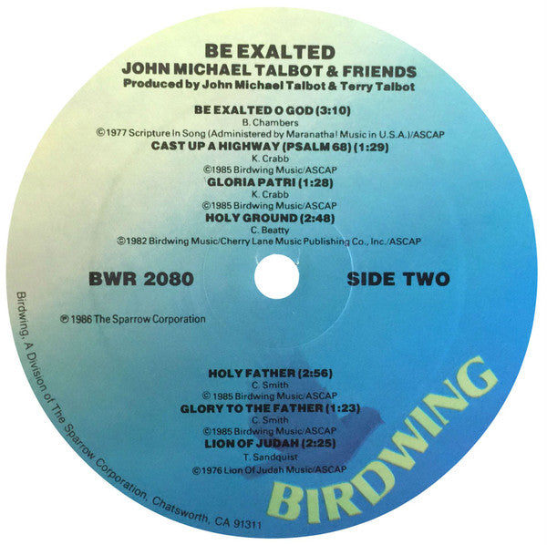 John Michael Talbot & Friends : Be Exalted (LP, Album)