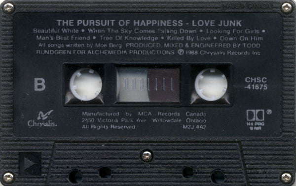 The Pursuit Of Happiness : Love Junk (Cass, Album, Dol)