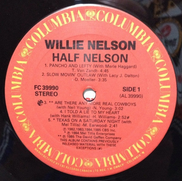 Willie Nelson : Half Nelson (LP, Comp)