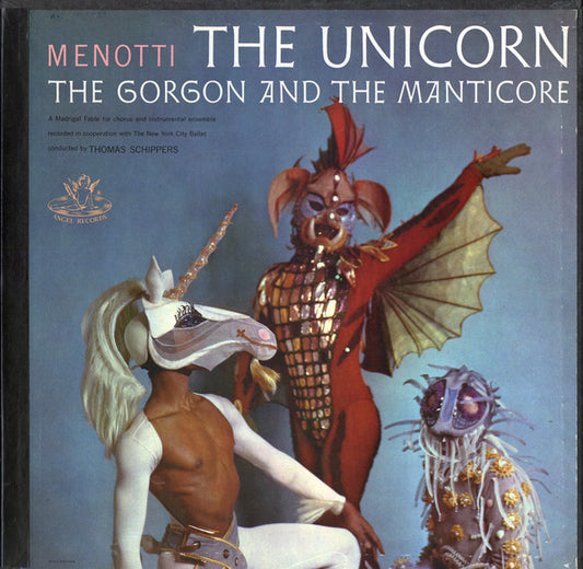 Thomas Schippers, Gian Carlo Menotti, New York City Ballet : The Unicorn, The Gorgon And The Manticore (LP + Box)