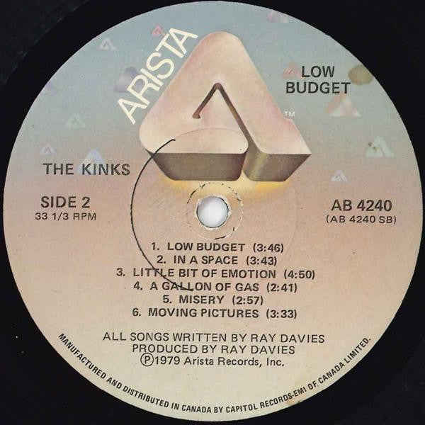 The Kinks : Low Budget (LP, Album)